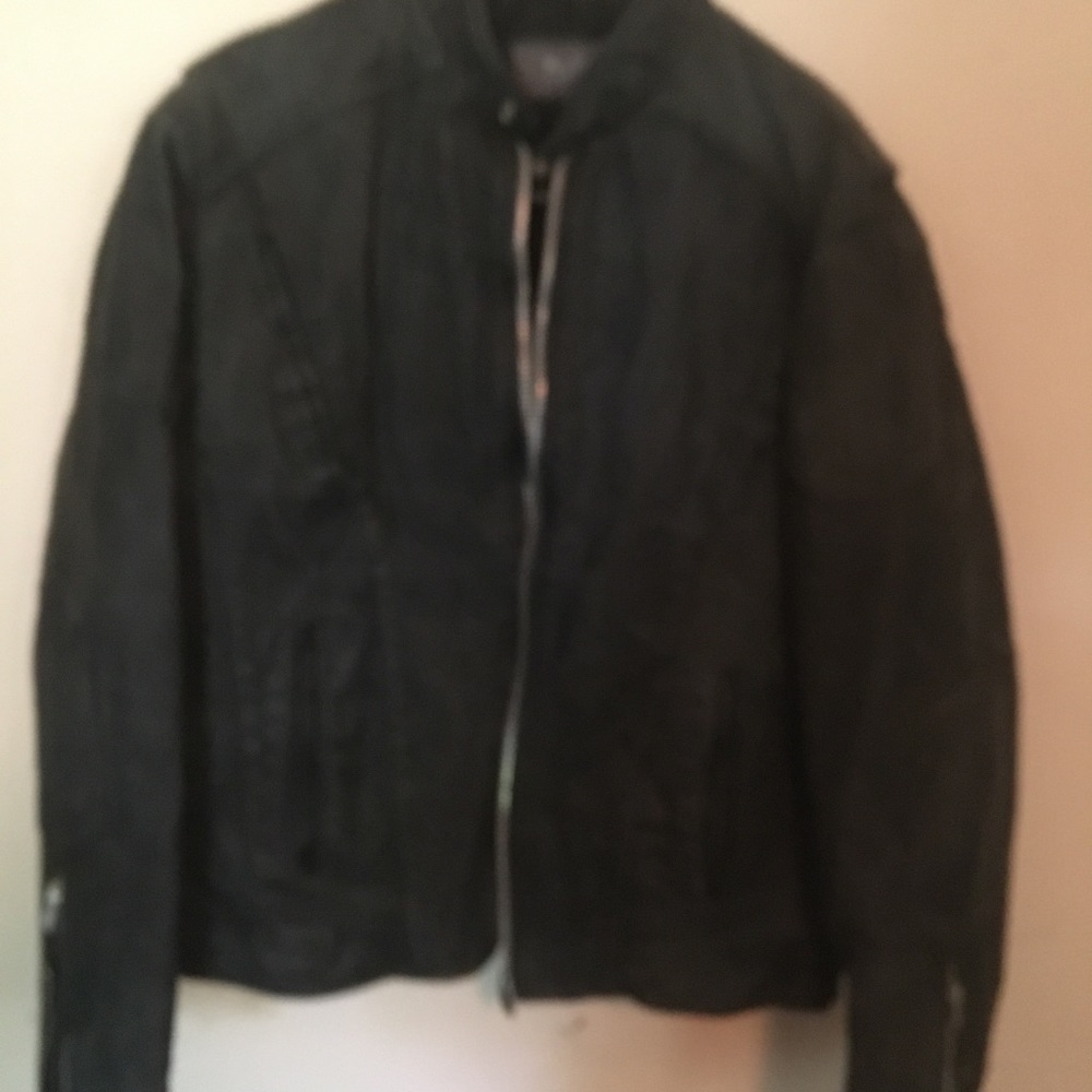 Wilson leather Distressed Cafe Racer men’s jacket